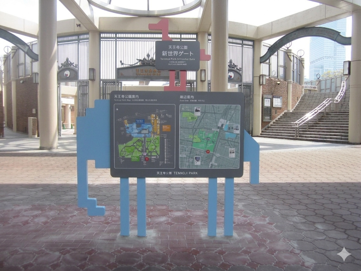 天王寺公園サイン
